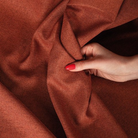 CYRUS Tkanina na zasłony, wys. 300cm, kolor 029 rdzawy pomarańczowy 042350/TDP/029/000300/1