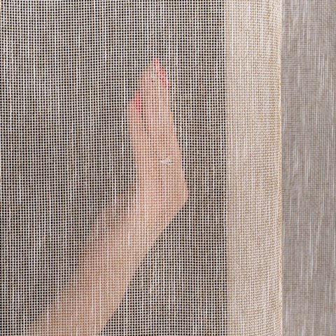 DALIDA Firana fantazyjna kreszowana, wys. 300cm, kolor 006 biało oliwkowy 208133/OLO/006/000300/1