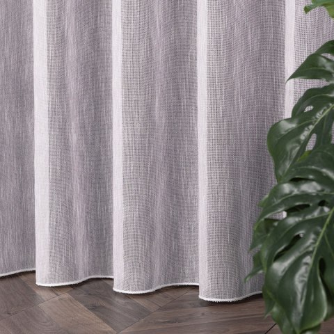 DALIDA Firana fantazyjna kreszowana, wys. 300cm, kolor 007 pudrowy róż 208133/OLO/007/000300/1