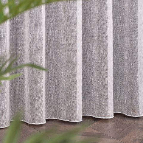 DALIDA Firana fantazyjna kreszowana, wys. 300cm, kolor 009 pastelowa biel 208133/OLO/009/000300/1