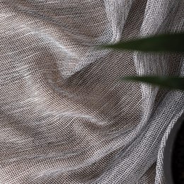 DALIDA Firana fantazyjna kreszowana, wys. 300cm, kolor 012 biało czarny 208133/OLO/012/000300/1