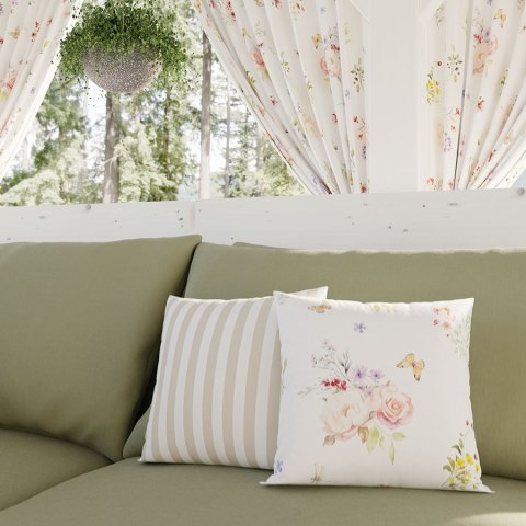 ELARA Tkanina na zasłony NINA WODOODPORNA, szer. 160cm, kolor biały D00242/NIW/001/160000/1