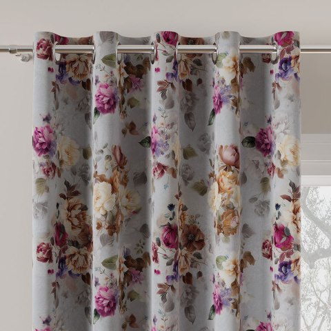 ELEONOR Tkanina na zasłony DIMOUT/BLACKOUT, szer. 145cm, kolor szary D00246/BLC/001/szer. 145000/1