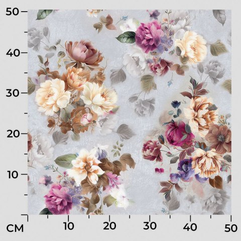 ELEONOR Tkanina na zasłony DIMOUT/BLACKOUT, szer. 145cm, kolor szary D00246/BLC/001/szer. 145000/1