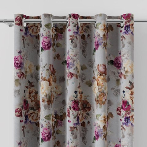 ELEONOR Tkanina na zasłony DIMOUT/BLACKOUT, szer. 145cm, kolor szary D00246/BLC/001/szer. 145000/1