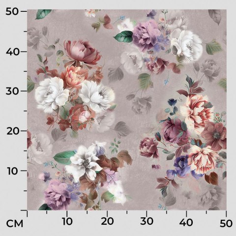 ELEONOR Tkanina na zasłony DIMOUT/BLACKOUT, szer. 145cm, kolor wrzosowo pastelowy D00246/BLC/002/szer. 145000/1