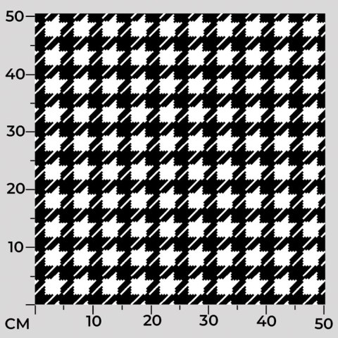 PETIT Tkanina na zasłony DIMOUT/BLACKOUT, szer. 145cm, kolor czarno-biały D00195/BLC/001/szer. 145000/1