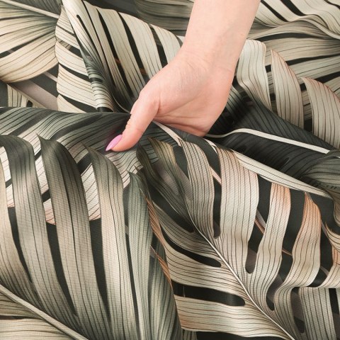 TROPICANA Tkanina na zasłony BLACKOUT, szer.145cm, kolor zielony D00202/BLC/001/145000/1