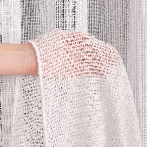 ULIANA Firana fantazyjna, wys. 305cm, kolor 002 off white 392123/OLO/002/000305/1