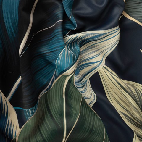 ZURIN Tkanina na zasłony DIMOUT/BLACKOUT, szer. 145cm, kolor granatowy D00243/BLC/002/szer. 145000/1