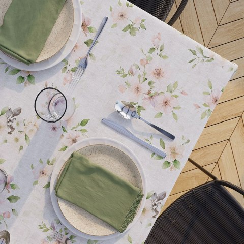 ALESIA Tkanina na zasłony NINA WODOODPORNA, szer. 160cm, kolor 001 biały D00259/NIW/001/szer. 160000/1