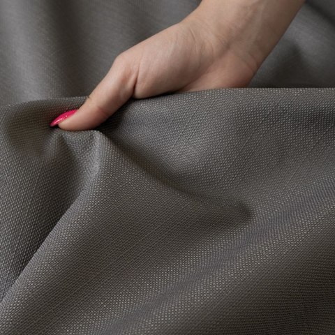 BELIS Tkanina na zasłony zewnętrzna premium, szer. 150 cm, kolor 024 ciemny szary TD0030/TDW/024/150000/1