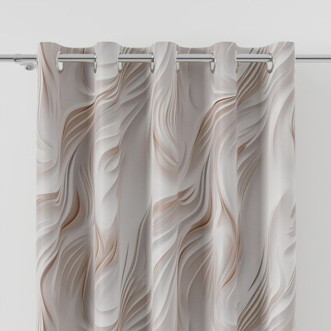 CALM Tkanina na zasłony NINA WODOODPORNA, szer. 160cm, kolor 001 beżowy D00185/NIW/001/szer. 160000/1