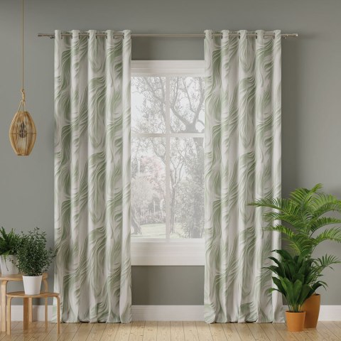 CALM Tkanina na zasłony NINA WODOODPORNA, szer. 160cm, kolor 002 szałwiowy D00185/NIW/002/szer. 160000/1