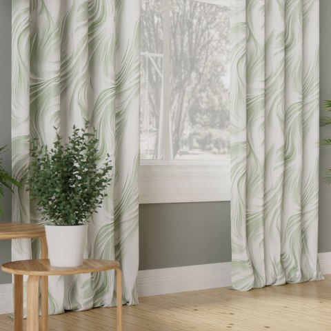 CALM Tkanina na zasłony NINA WODOODPORNA, szer. 160cm, kolor 002 szałwiowy D00185/NIW/002/szer. 160000/1