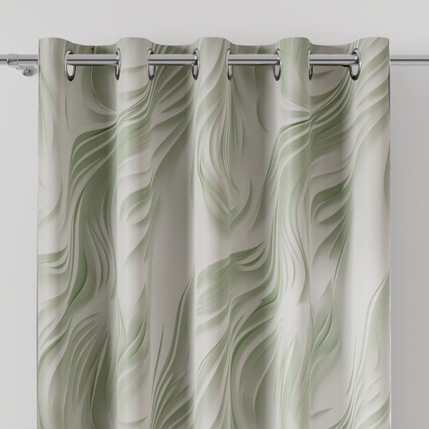 CALM Tkanina na zasłony NINA WODOODPORNA, szer. 160cm, kolor 002 szałwiowy D00185/NIW/002/szer. 160000/1