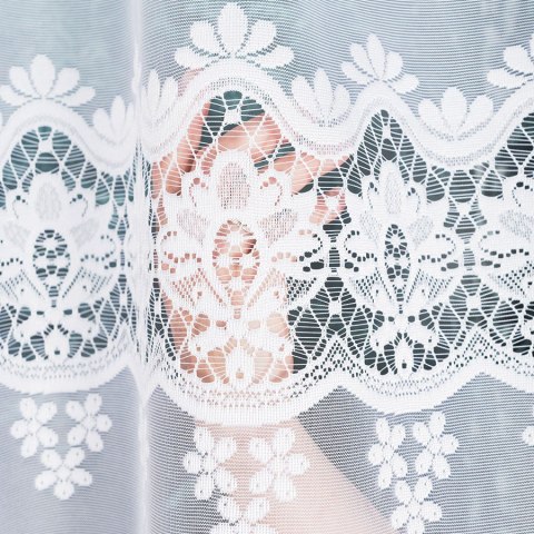 DARIA Firanka żakardowa gotowa, 120x300cm, kolor biały 018982/FBL/001/300120/1