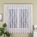 Firanka żakardowa ze wzorem po całości, wys. 180cm, kolor biały 018893/000/001/000180/1