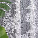 Firanka żakardowa ze wzorem po całości, wys. 180cm, kolor biały 018893/000/001/000180/1
