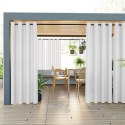 GARDENIA Zasłona gotowa na przelotkach, 250x140 cm, kolor 050 biały TD0025/ZGP/050/140250/1