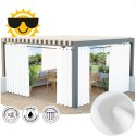 GARDENIA Zasłona gotowa na przelotkach, 250x140 cm, kolor 050 biały TD0025/ZGP/050/140250/1