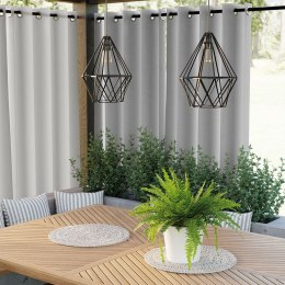 GARDENIA Zasłona gotowa na przelotkach, 250x140 cm, kolor 794 beżowo szary TD0025/ZGP/794/140250/1