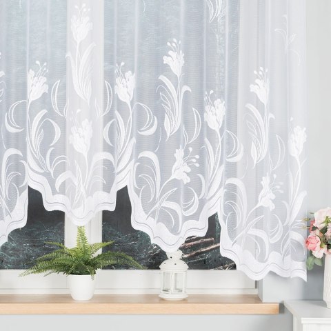 JULIANNA Firanka żakardowa gotowa, 160x300cm, kolor biały 017199/FBL/001/300160/1