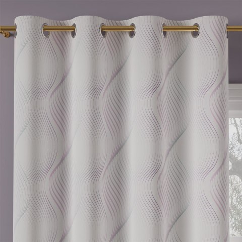 LINESA Tkanina na zasłony NINA WODOODPORNA, szer. 160cm, kolor 002 pastelowo fioletowy D00261/NIW/002/szer. 160000/1