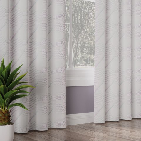 LINESA Tkanina na zasłony NINA WODOODPORNA, szer. 160cm, kolor 002 pastelowo fioletowy D00261/NIW/002/szer. 160000/1