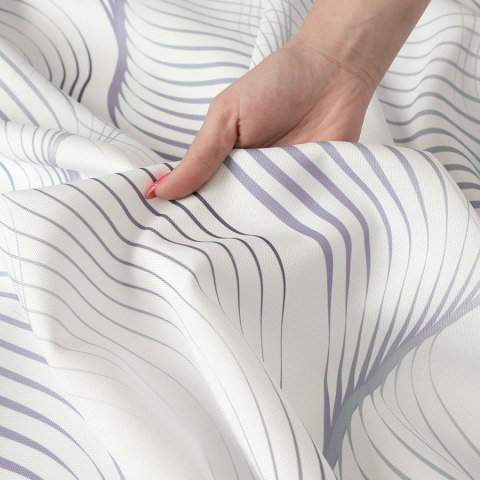 LINESA Tkanina na zasłony NINA WODOODPORNA, szer. 160cm, kolor 002 pastelowo fioletowy D00261/NIW/002/szer. 160000/1