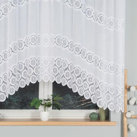 MARIA Firanka żakardowa gotowa, pasowa, 160x250 cm, kolor biały 107835/FBL/001/250szer. 160/1