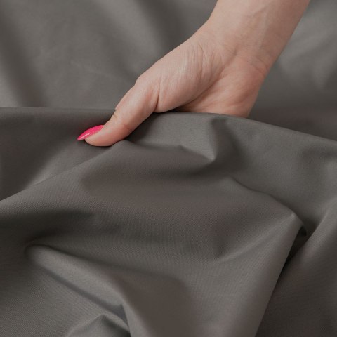 MOANA Tkanina na zasłony zewnętrzna premium, szer. 150 cm, kolor 005 ciemny szary TD0029/TDW/005/150000/1