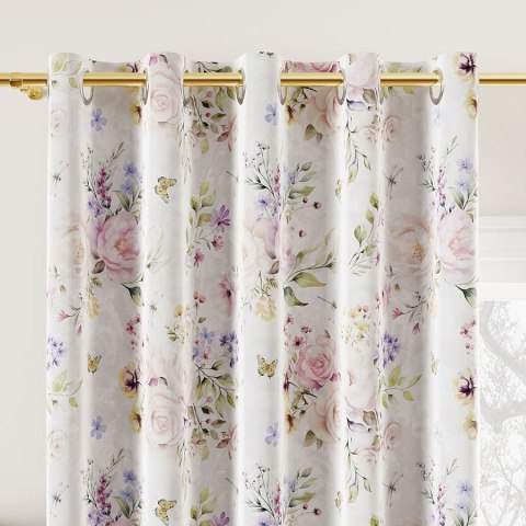 ROSANNA Tkanina na zasłony VELVET, 150cm, kolor 001 biały D00253/VEL/001/150000/1