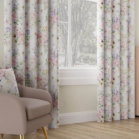 ROSANNA Tkanina na zasłony VELVET, 150cm, kolor 001 biały D00253/VEL/001/150000/1