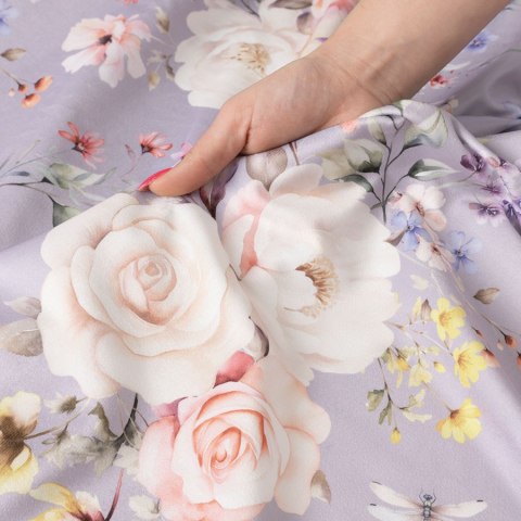 ROSANNA Tkanina na zasłony VELVET, 150cm, kolor 002 pastelowy fiolet D00253/VEL/002/150000/1
