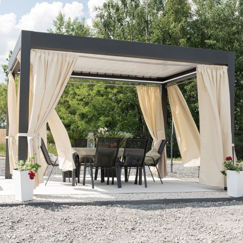 SIMBA Tkanina na zasłony zewnętrzna premium, szer. 150 cm, kolor 014 kremowy TD0027/TDW/014/150000/1