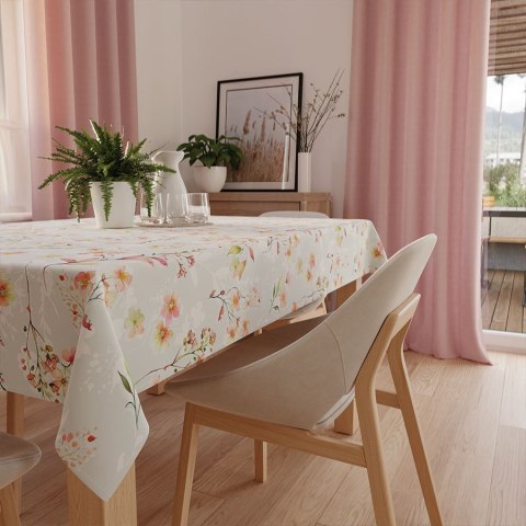 SPRING Tkanina na zasłony NINA WODOODPORNA, szer. 160cm, kolor szaro różowy D00260/NIW/001/szer. 160000/1