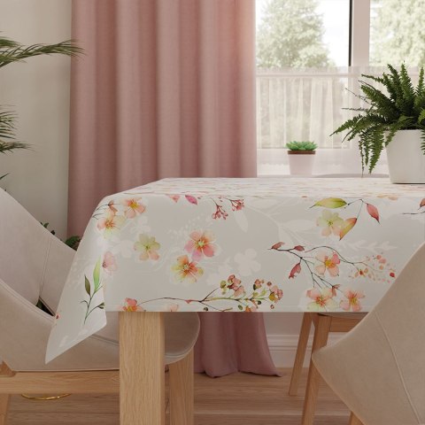 SPRING Tkanina na zasłony NINA WODOODPORNA, szer. 160cm, kolor szaro różowy D00260/NIW/001/szer. 160000/1