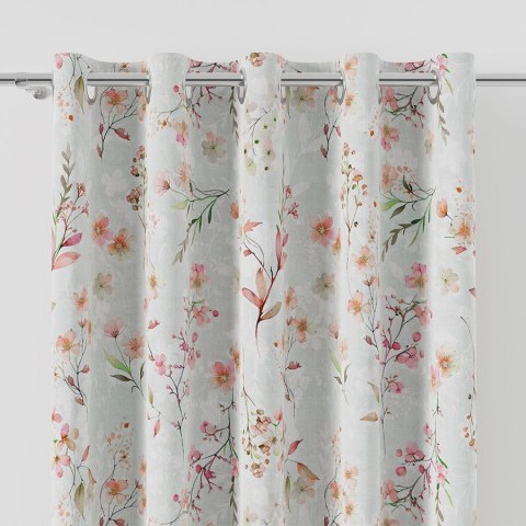 SPRING Tkanina na zasłony NINA WODOODPORNA, szer. 160cm, kolor szaro różowy D00260/NIW/001/szer. 160000/1