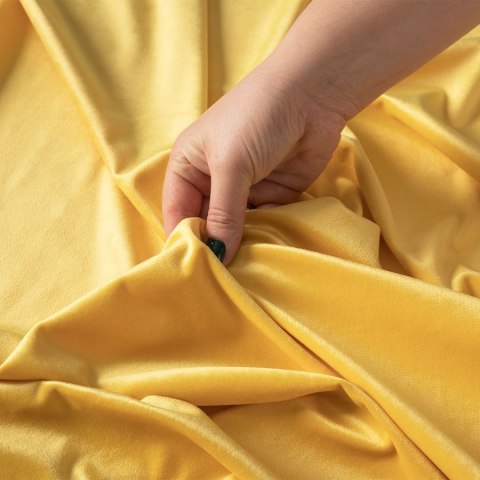 VELVI Zasłona gotowa na przelotkach, 260x140cm, kolor 009 żółty VELVI0/ZGP/009/140260/1