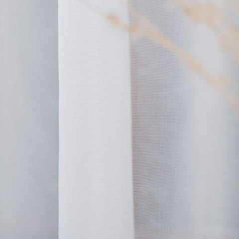 WOAL Firana gotowa na taśmie, 230x140cm, kolor biały FG0001/FGT/001/140230/1