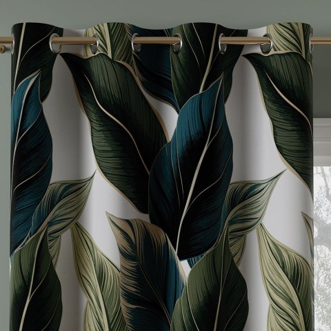 ZURIN Tkanina na zasłony BLACKOUT, szer, 145cm, kolor biały D00243/BLC/001/145000/1