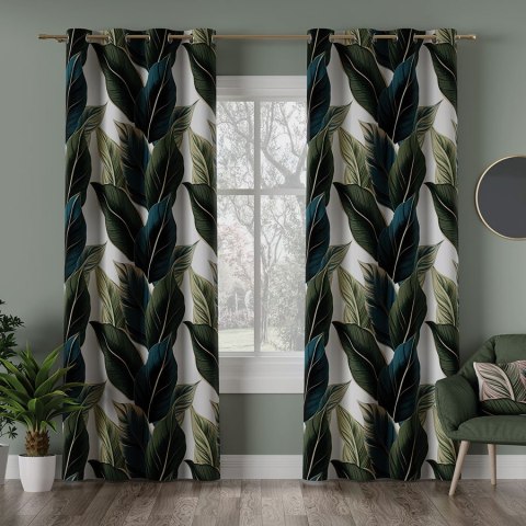 ZURIN Tkanina na zasłony BLACKOUT, szer, 145cm, kolor biały D00243/BLC/001/145000/1