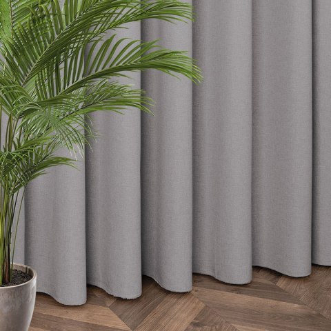 CYRUS Tkanina na zasłony, wys. 300cm, kolor 024 szary 042350/TDP/024/000300/1