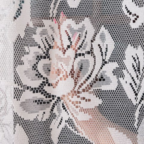 Firanka żakardowa, wys. 300cm, kolor biały 301100/000/001/000300/1