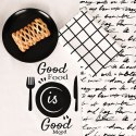 GOOD FOOD GOOD MOOD Komplet 3 ścierek kuchennych, 40x60cm S00014/SCI/001/040060/1