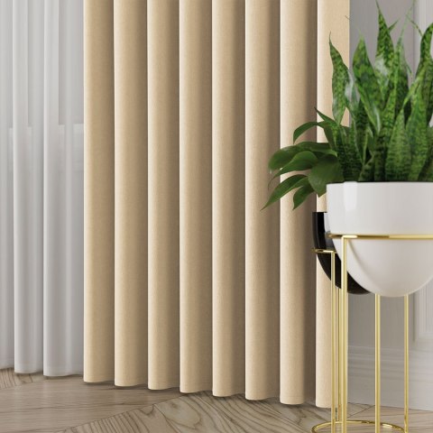 ALUNA Tkanina na zasłony, wys. 300cm, kolor 001 kremowy 318738/TDP/001/000300/1