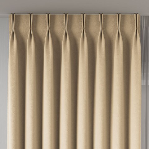 ALUNA Tkanina na zasłony, wys. 300cm, kolor 001 kremowy 318738/TDP/001/000300/1