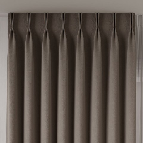 ALUNA Tkanina na zasłony, wys. 300cm, kolor 005 jasny brązowy 318738/TDP/005/000300/1