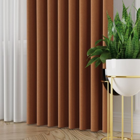 ALUNA Tkanina na zasłony, wys. 300cm, kolor 025 rdzawy 318738/TDP/025/000300/1